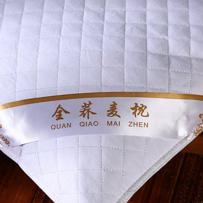 全棉枕芯套荞麦壳枕头芯双层枕皮儿童学生成人定型保健护颈枕头