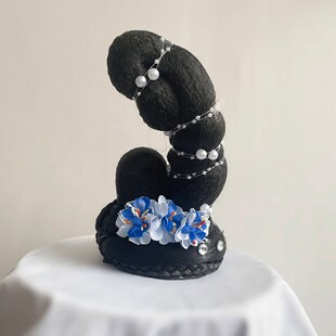 古典舞发饰汉服发髻古装中国舞蹈小孩简单发包成人醉清波舞台头饰