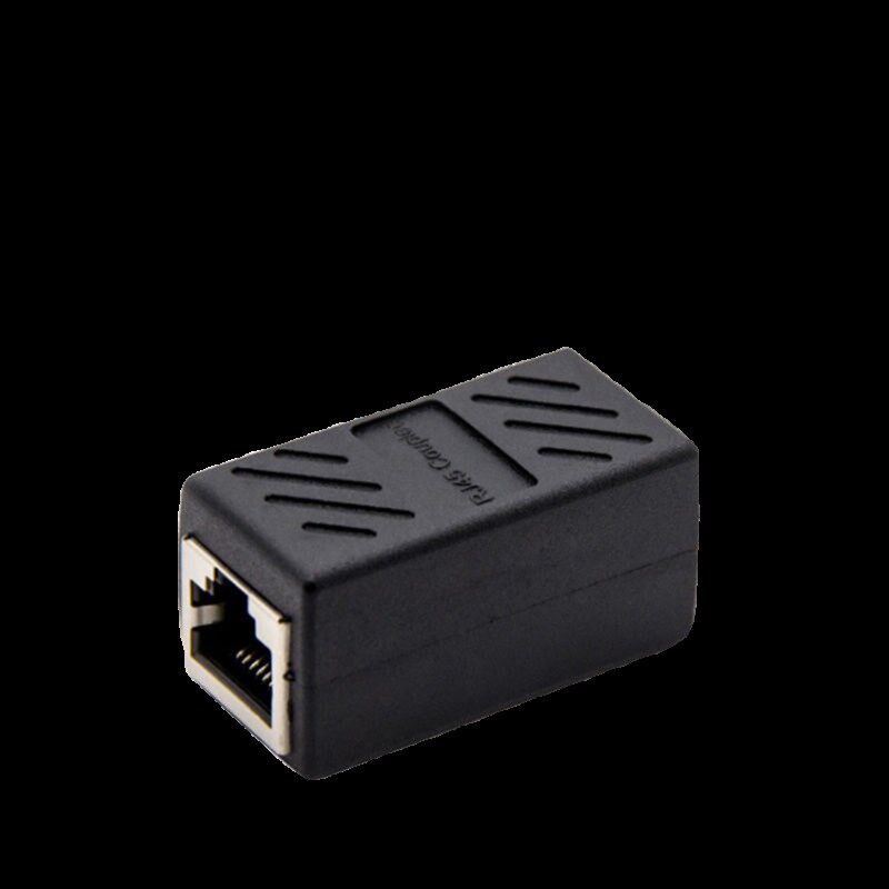 网络对接头RJ45宽带网络网线水晶头延长连接器双通头网线延长室外