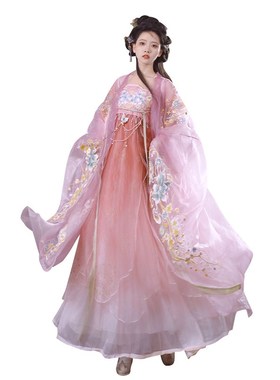 汉服女成人新款夏季中国风古装仙气飘逸绝美日常改良款汉元素套装