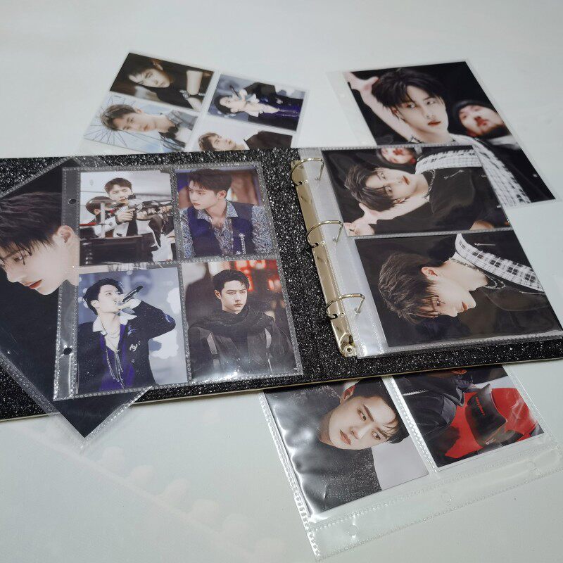 封面定制A5明信片收纳册活页相册卡册6寸3寸4寸拍立得相纸收纳本