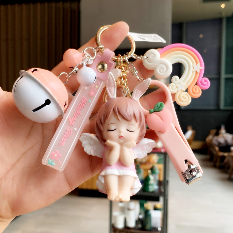 幸运安妮宝贝钥匙扣女生可爱网红玩偶车钥匙圈毛球指甲刀包包挂件,节庆用品/礼品,钥匙扣,淘宝优惠券,粉丝福利购,淘宝优惠卷