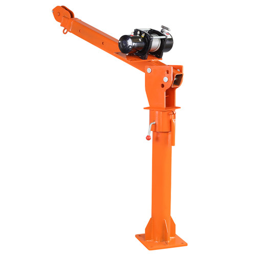 车载吊机提升起重机升降悬臂吊12V24V1吨电动家用小型固定随车吊