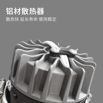 明装无主灯客厅照明斗胆灯led射灯阳台过道筒灯卧室吸顶双头