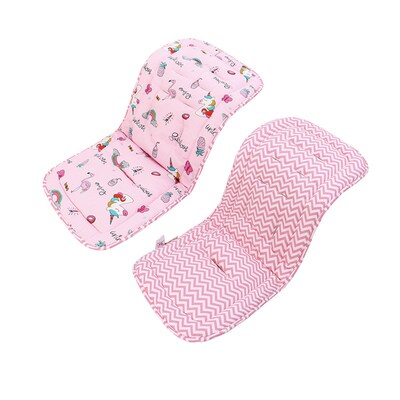 婴儿推车坐垫棉质童车垫子餐椅垫宝宝车棉垫四季通用推通用款透气