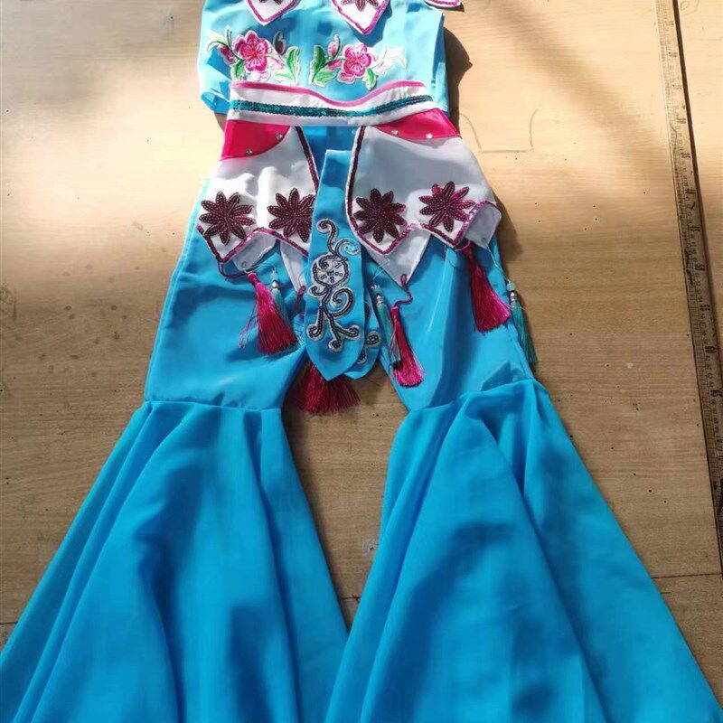 小戏骨舞蹈服俏花旦演出服儿童京剧演出服少儿戏曲小红娘舞台服装