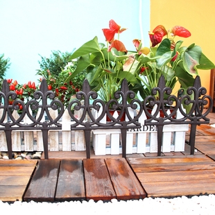 复古欧式铸铁草坪护栏户外围栏花园花坛栏杆庭院篱笆绿化隔离栅栏