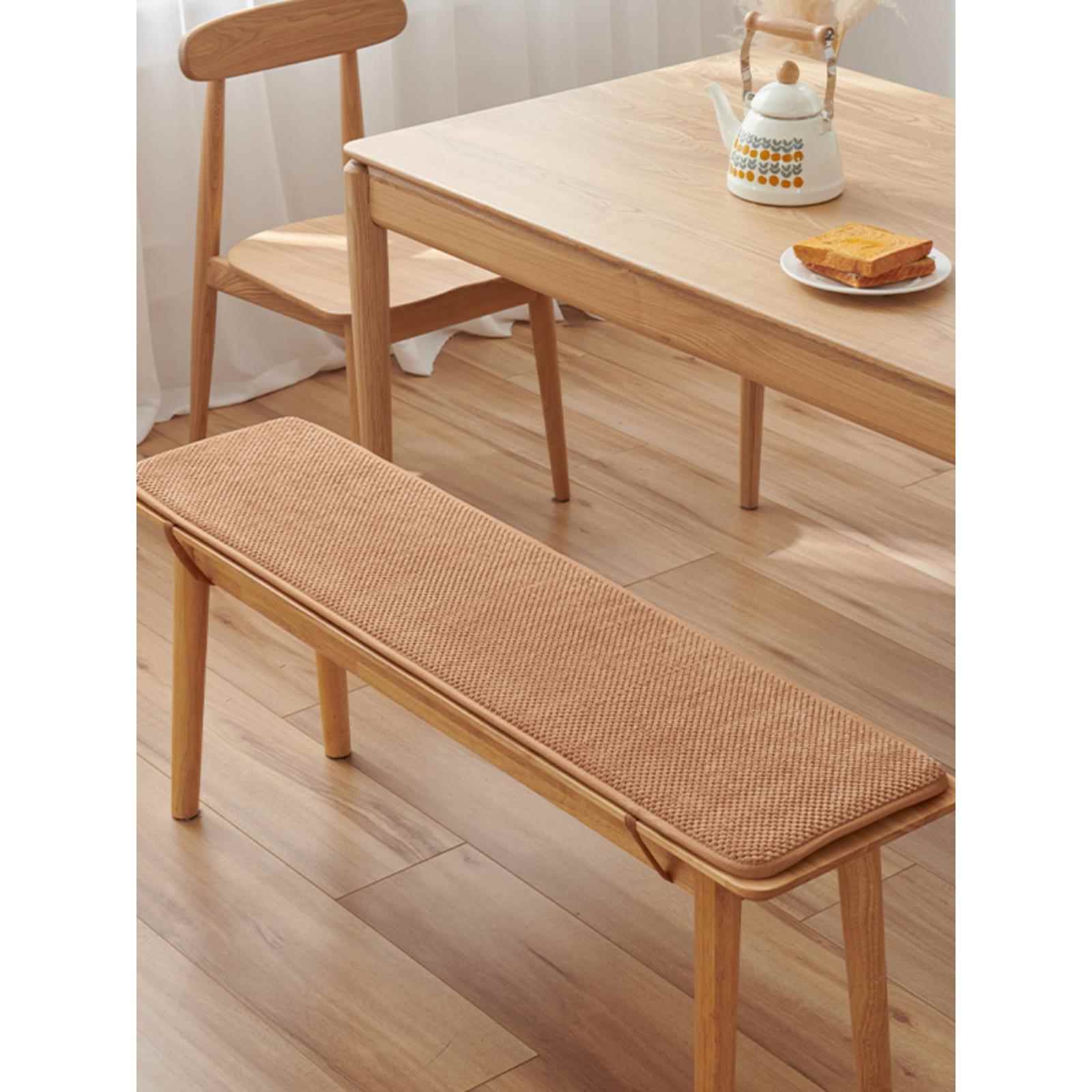 定制灯芯绒海绵长凳垫实木防滑食堂长椅座垫餐厅长板凳坐垫沙发垫