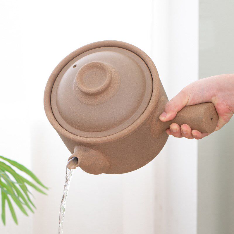 老式中药煎锅家用熬药砂锅瓦罐熬中药无釉药壶煎锅煎药药罐明火