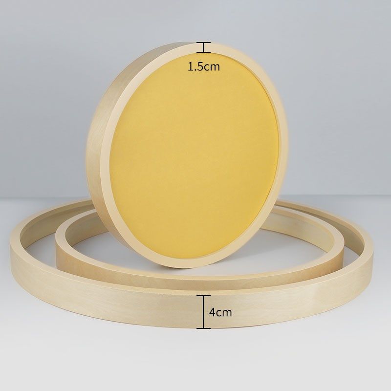 圆形空白画框实木相框定制diy自写毛笔字国画自写宝贝手足印框条