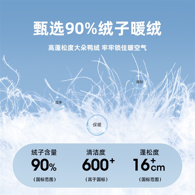 棉致儿童轻薄羽绒服女童棉服2025新款冬季连帽薄款12岁女大童外套