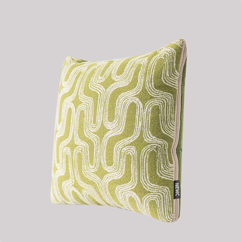 新宸优品新款高端纯棉抱枕被子两用绿色办公室午睡可折叠被子枕头