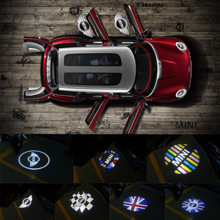 宝马mini cooper车门迎宾灯countryman F56 F55F60车门改装装饰灯