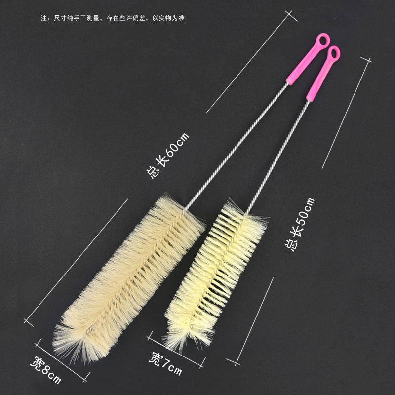 多功能缝隙刷60cm加长细口瓶刷子暖气片玻璃酒瓶软毛家电清洗刷子