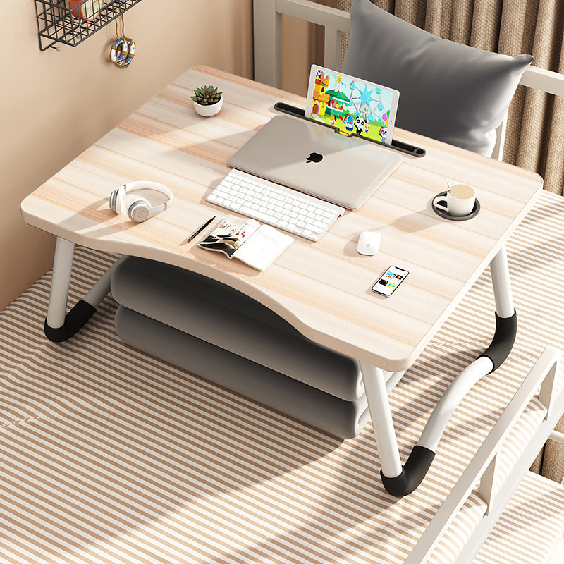 笔记本电脑桌床上懒人书桌女生卧室折叠桌学生宿舍上铺学习小桌子,住宅家具,电脑桌,淘宝优惠券,粉丝福利购,淘宝优惠卷