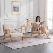 酒店客厅阳台书房茶室会客单人休闲布艺沙发椅懒人椅日式 椅