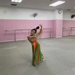 唐印舞蹈服古典舞演出服女汉唐舞表演服民族飘逸中国风开场舞服装