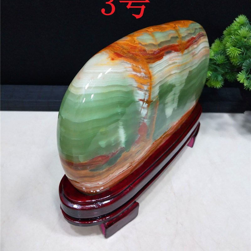 家居饰品摆件天然阿富汗玉石观赏石奇石原石靠山石桌面收藏礼品