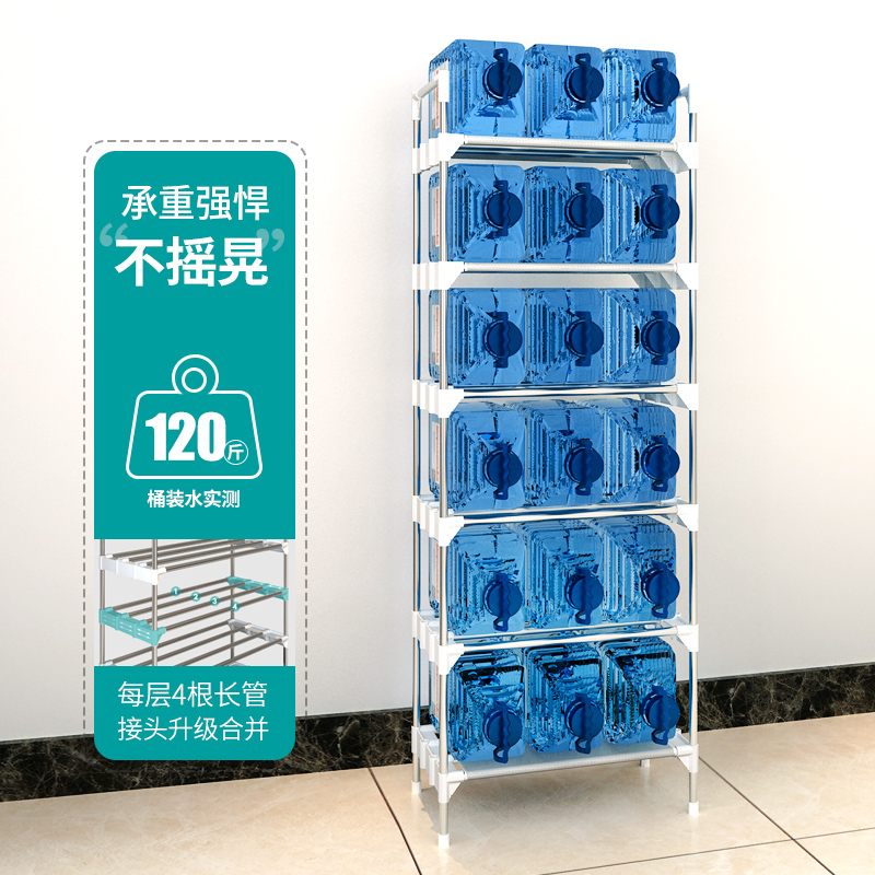 鞋架简易多层家用经济型不锈钢牛津布防尘宿舍收纳柜加固组装鞋柜