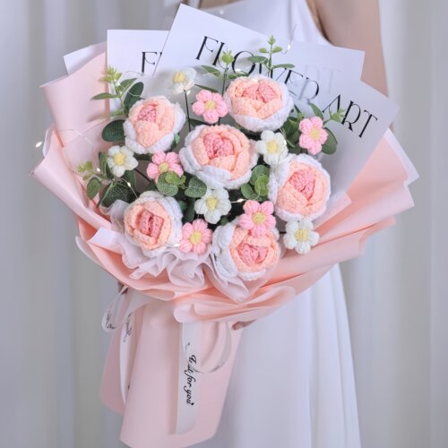 闺蜜妈妈玫瑰生日礼物仿真郁金香