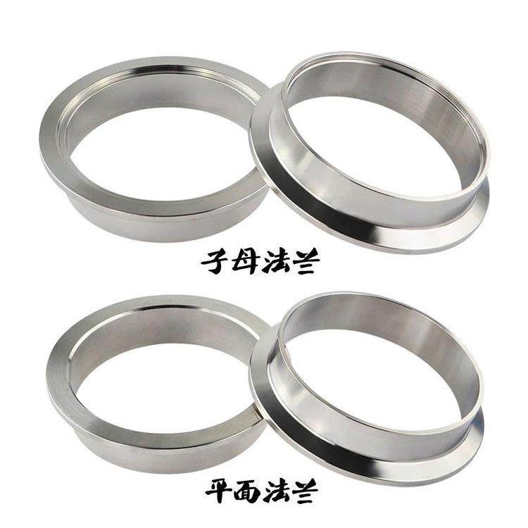 排气管法兰304不锈钢卡箍子母接头消声器抱箍管夹涡轮公头厂家