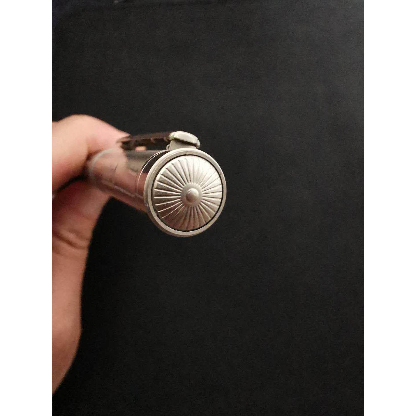 沧桑版~时代遗迹签字笔 ArtDeco金属圆珠笔水笔银色商务签名笔