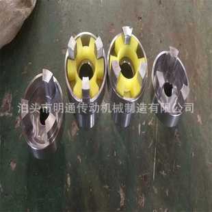 水泵用三爪式 聚氨酯六角瓣对轮 弹性连轴器 钢爪联轴器