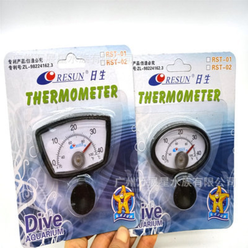 鱼缸水族日生水温计RST-02指针温度计测水温仪精准温度表防水探