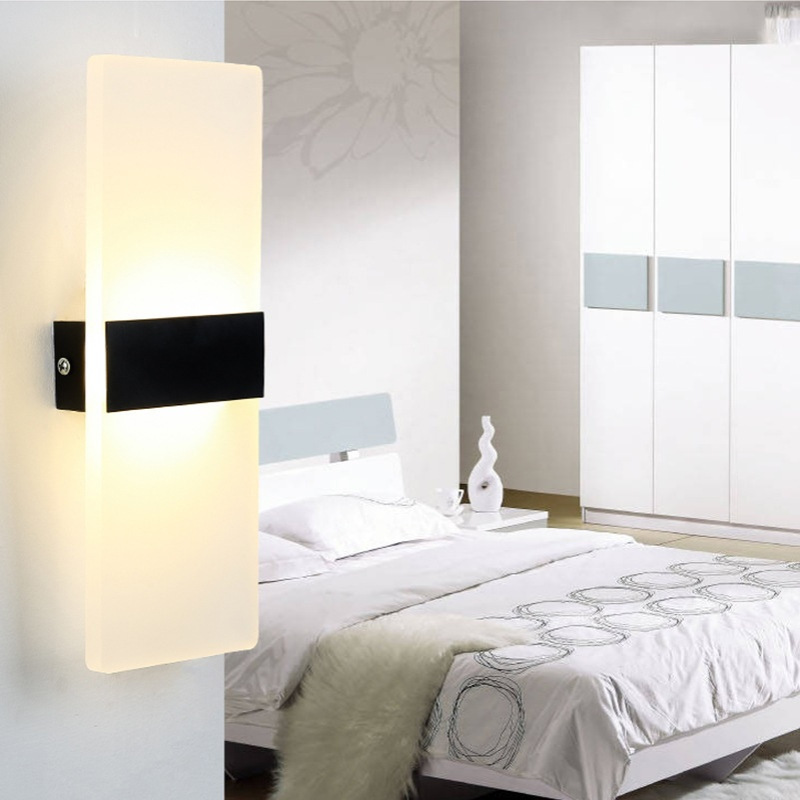 壁灯LED卧室客厅走廊过道墙壁灯个性楼梯间灯现代简约创意床头灯