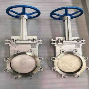 10P不锈钢手动浆液阀DN250对夹圆形浆液阀DN200耐磨浆液阀 PZ73X