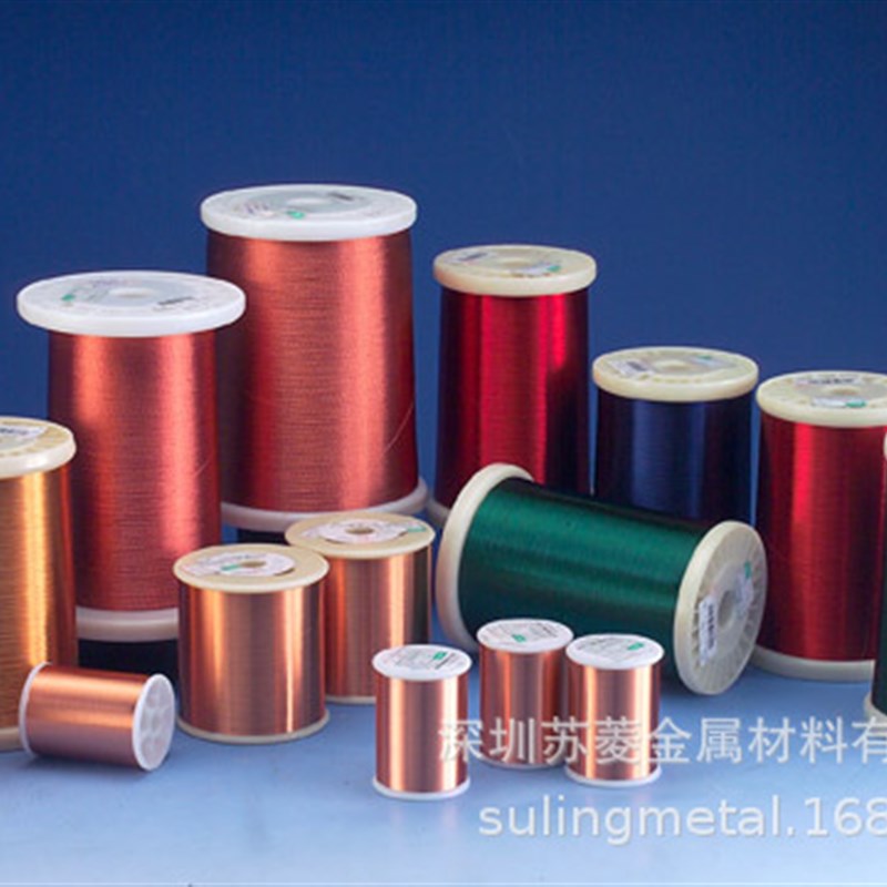 密着性 卷绕性紫铜漆包线 高频线圈及变压器 继电器用漆包铜线