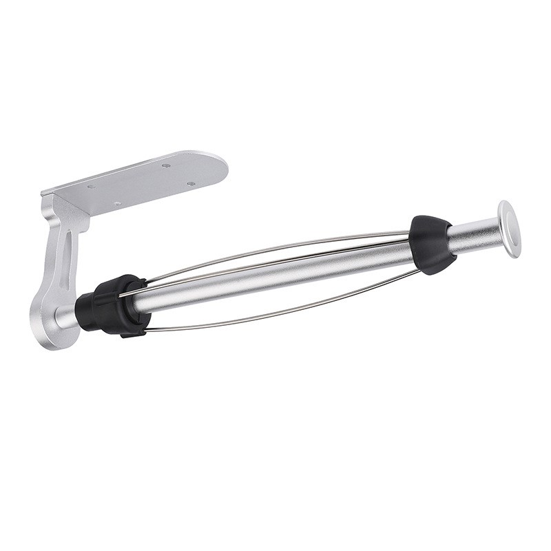 橱柜下阻尼厨房纸巾架卫生间浴室卷纸架壁挂式太空铝免打孔纸巾架