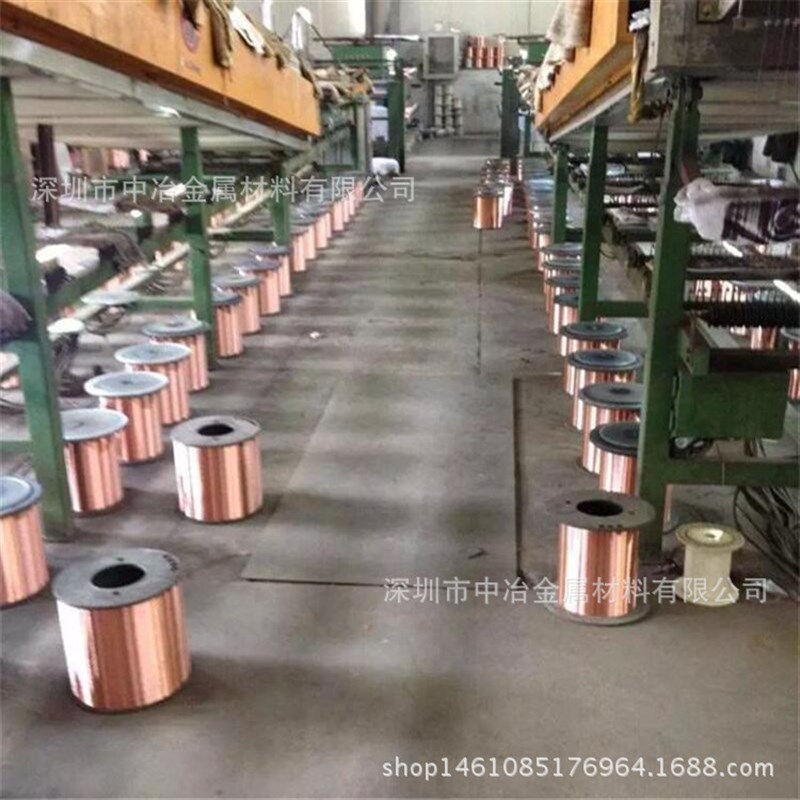 C1100紫铜线 0.08mm喇叭线圈铜线 电阻丝用C5191磷青铜线0.1mm