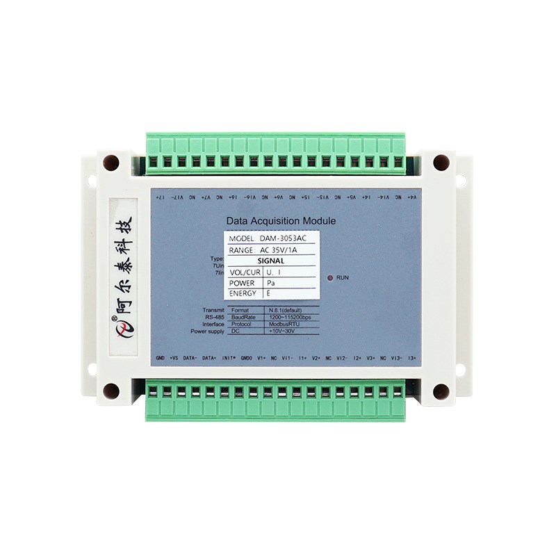 阿尔泰科技7组电压电流功率电度交流直流信号采集模块DAM3053DC
