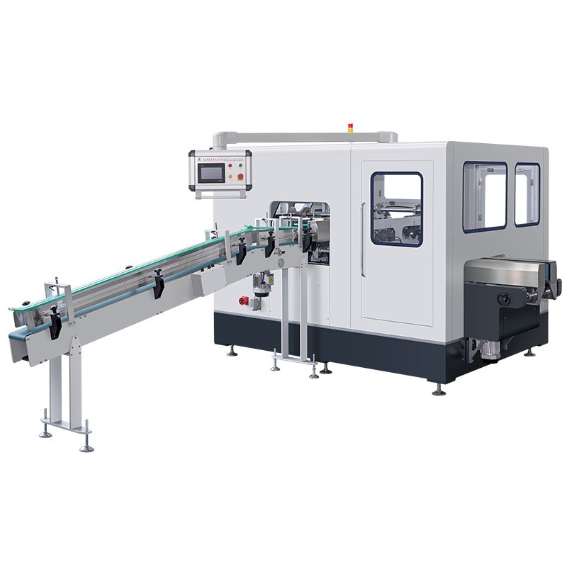 温州胜泰全自动拷贝纸包装机卷纸筒型产品包装设备纸膜裹包机械