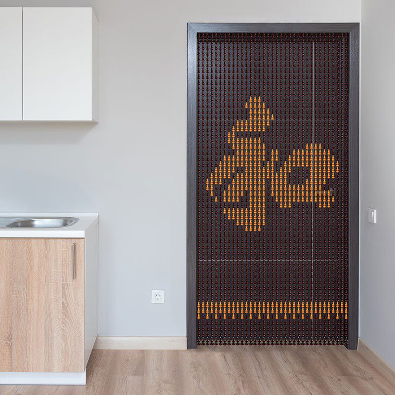 福字帘字体珠帘门帘隔断帘客厅玄关挂帘装饰屏风网红遮挡帘免打孔