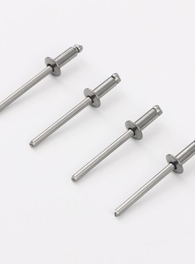 ISO15983 304不锈钢抽芯铆钉 GB12618全不锈钢开口型平圆头拉铆钉
