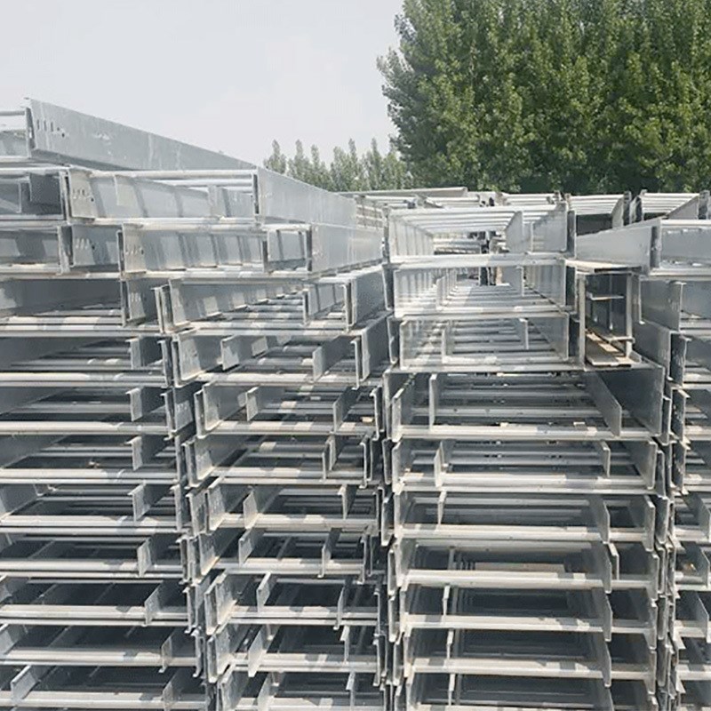 大跨距热浸锌热镀锌桥架电厂化工厂污水处理厂用桥架槽式梯式托盘