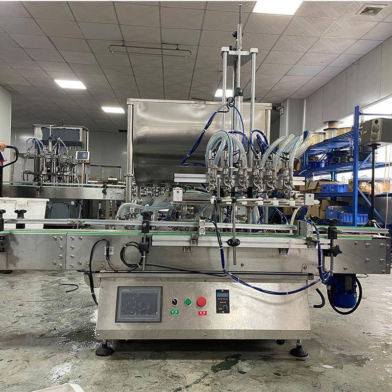 活塞灌装装矿泉水玻璃水液体全自动灌装化妆品香水精油定量灌装机