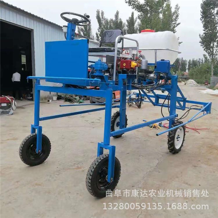 新款小麦玉米地打药机自走式高压喷药机15马力柴油机喷雾