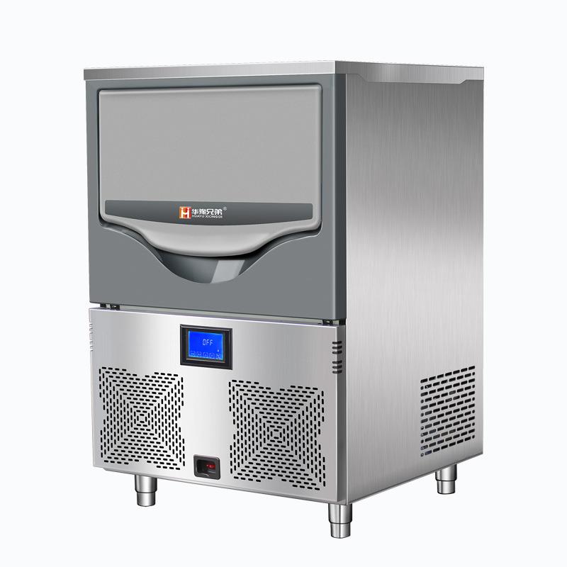 雪花制冰机100公斤雪花状实验室火锅店料理店自动小型制冰机厂家