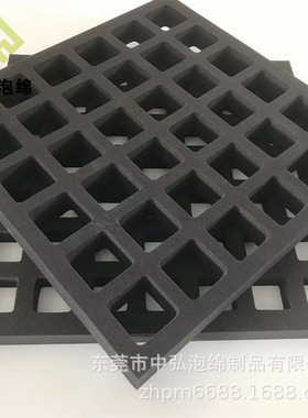 高密度方孔网格海绵模具制作豆腐干的海绵模具块65kg黑色海绵模具