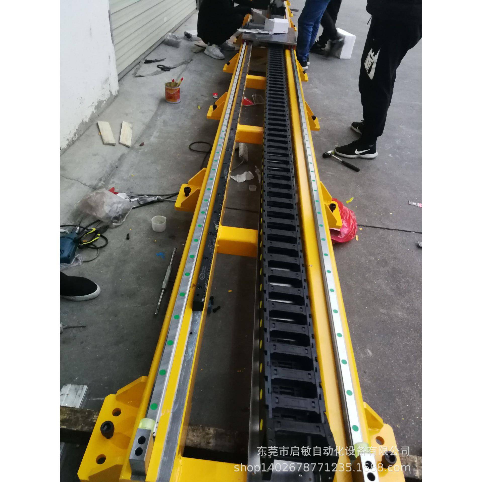 非标桁架机器人齿轮齿条滑台模组第七轴大型地轨