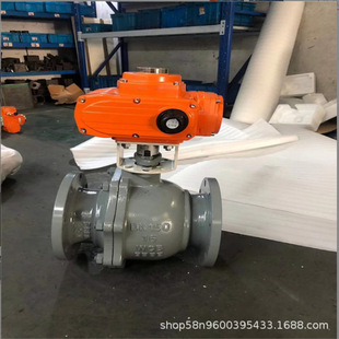 电动高温球阀 10C 智能型电动开关球阀 Q941H 电动法兰球阀