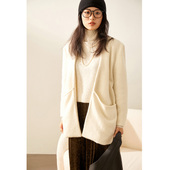 毛呢外套冬WTZ23718 休闲风中长款 超能小太阳严选 保暖羊毛衫