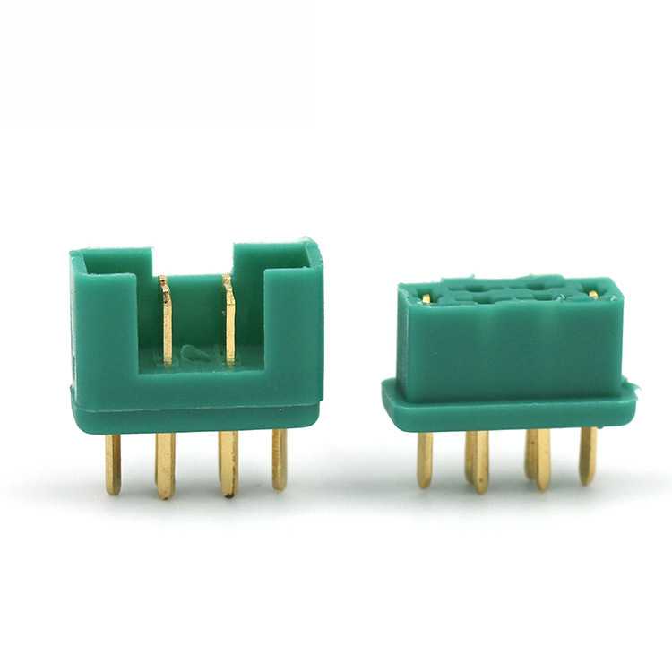 艾迈斯MPX端子镀真金六芯插头连接器尼龙塑套AMASS模型配件