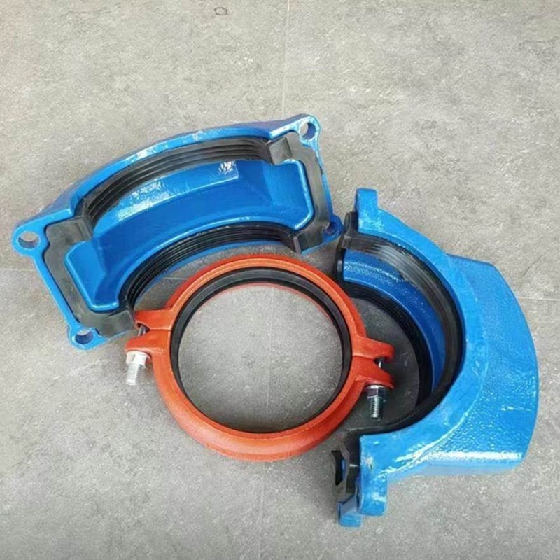 消防管道沟槽卡箍补漏器哈夫节抢修器堵漏器抱箍夹板沟槽钢卡管件