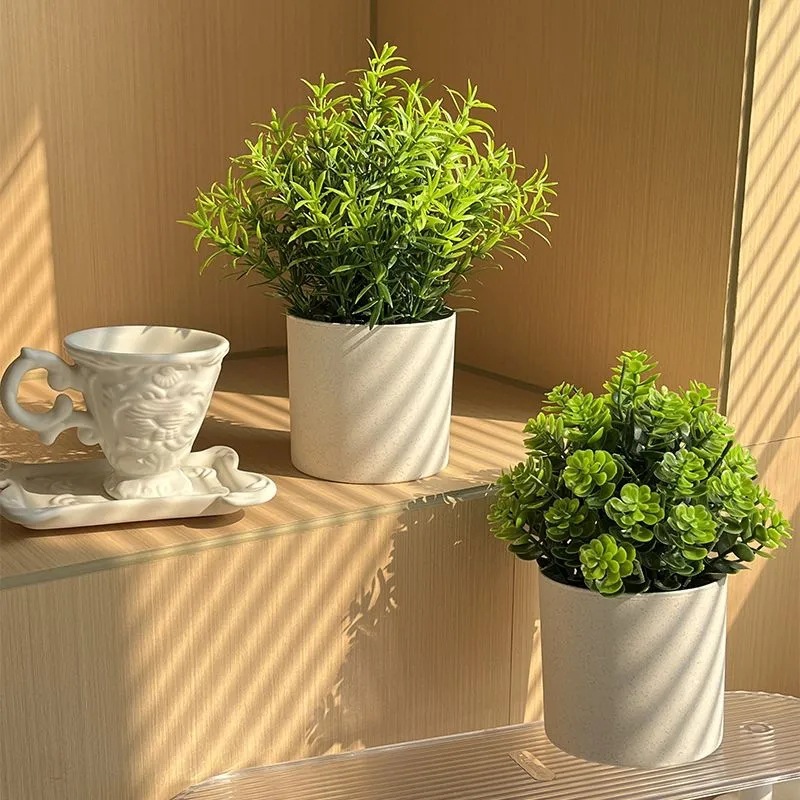 仿真花仿真盆景假花办公室桌面摆件客厅北欧轻奢ins饰品拍照道具