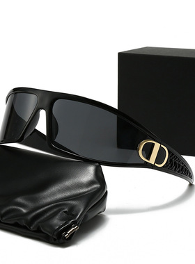 新款发箍墨镜未来科技感防风太阳镜女高档护目镜骑行运动太阳眼镜