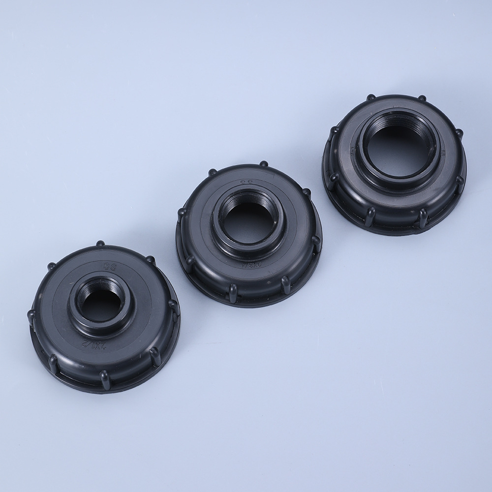 跨境热卖IBC吨桶阀门转接头转接盖4分6分1寸双内牙中心圈适配器